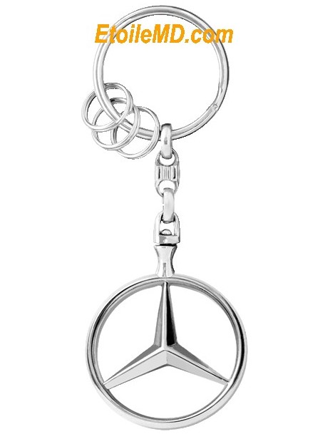Porte clefs étoile Mercedes