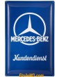 Plaque Mercedes Kundendienst