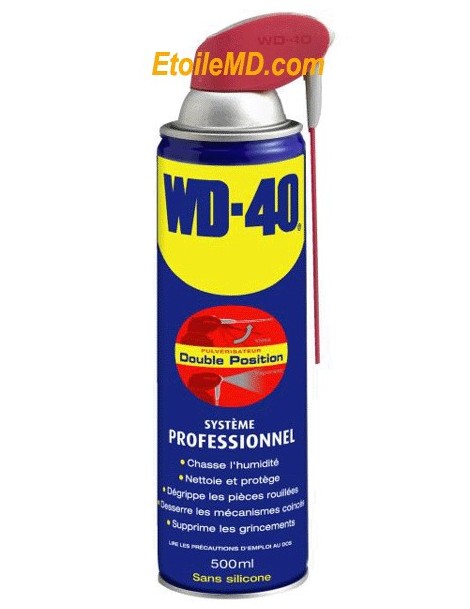 Dégrippant WD40 en 500 ml